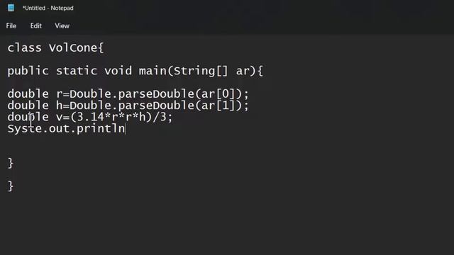 Volume Of Cone ,Cylinder, Sphere, Prizm | Basic Java Program #java  #javaprogramming #100daysofcode