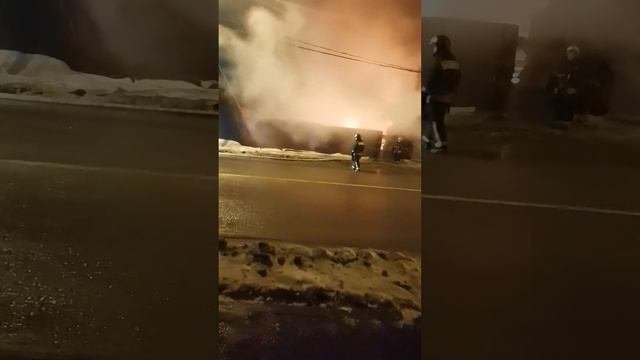 Пожар  в Подмосковье