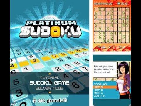 "Platinum Sudoku" - Gameloft 2006 year (Java Game)