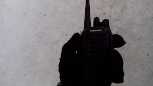 Тест раций Baofeng BF-888S в городе, в мороз.