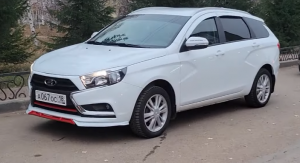 Как светят BI LED ЛИНЗЫ в птф LADA VESTA ночью в дождь