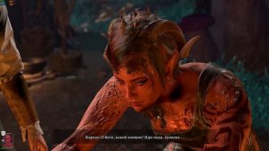 Baldur's Gate 3 детенышь медвесыча пришел в лагерь