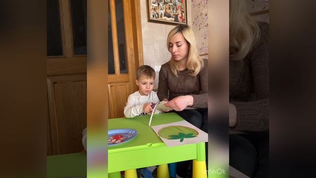 Аппликация «Клубничка» с #НескучныйКарантин смотреть онлайн