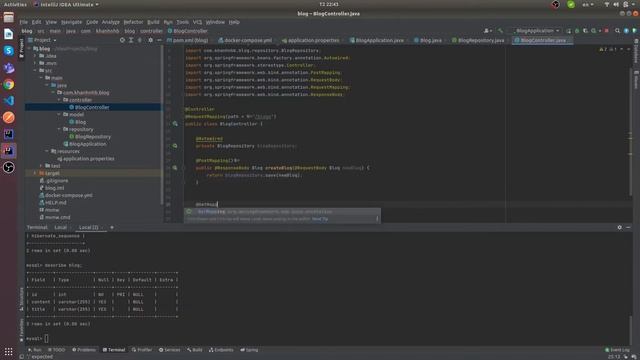 How to build CRUD Spring Boot JPA with MySQL Container on Ubuntu 18.04 смотреть онлайн