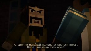 ت Minecraft: Story Mode эпизод #1 серия 2  Я ломал стекло ت