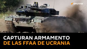 Las Fuerzas Armadas rusas se apoderan de tanques alemanes Leopard del Ejército ucraniano