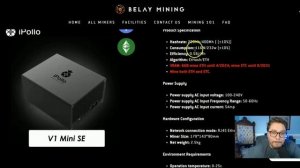 2 Brand New Ethereum Classic Miners! - 6GB Of Memory - Ipollo V1 Mini SE & SE Plus - Mine ETC Longe