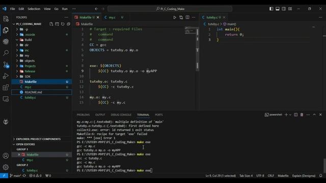 Tutorial : 3 How To compile multiple C file using MakeFile