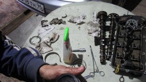 Вскрытие мотора после промывки димексидом !