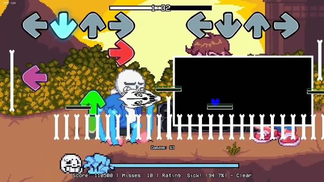 FNF E UNDERTALE AO MESMO TEMPO! - Friday Night Funkin: A Beautiful Day Outside (VS Sans) смотреть онлайн