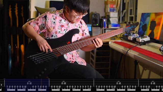 As I Lay DyingShaped By FireFull Band Cover Bass Boosted  Play-Along TAB!
