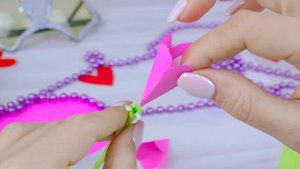 Подарок Маме на 8 Марта своими руками ? Букетик цветов из бумаги