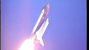 Старт Шаттла STS 31 с телескопом Хаббл