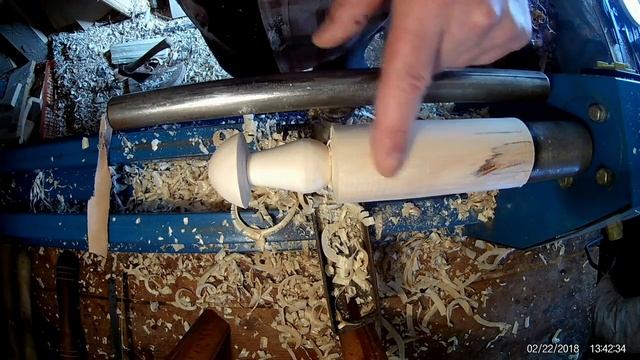 пробуем осину на токарном 50 на 50. смотреть онлайн