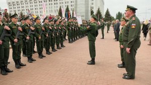 В Самаре прошла церемония приведения к военной присяге новобранцев спортивных рот ЦСКА