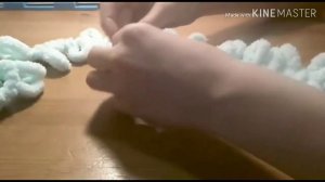 Плед из "Пряжи с готовыми петлями"/ подарок на 8 марта