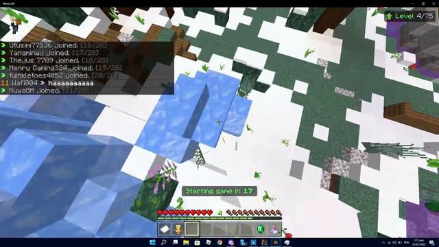 Playing The Hive Skywars On M Centres Launcher First Video