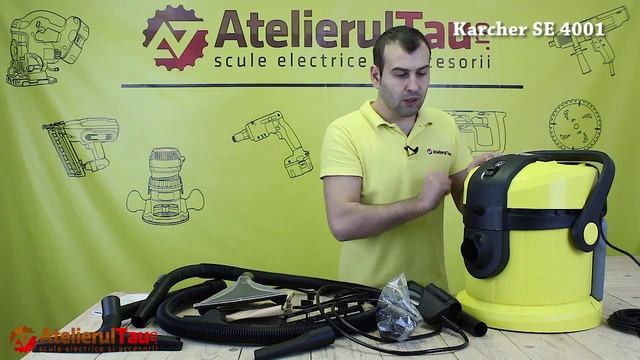 Aspirator cu spalare Karcher SE 4001 - AtelierulTau.ro - Wunder Haff смотреть онлайн