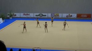 Чемпионат Латвии по художественной гимнастике 2014. Групповое упражнение с булавами