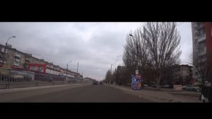 Lugansk, Donbass - City Driving Tour through City Central Streets