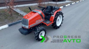 Японский мини-трактор KUBOTA ASTE А-19 Видео