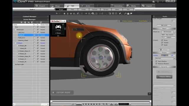 Как импортировать автомобили в iClone. Часть 1 смотреть онлайн