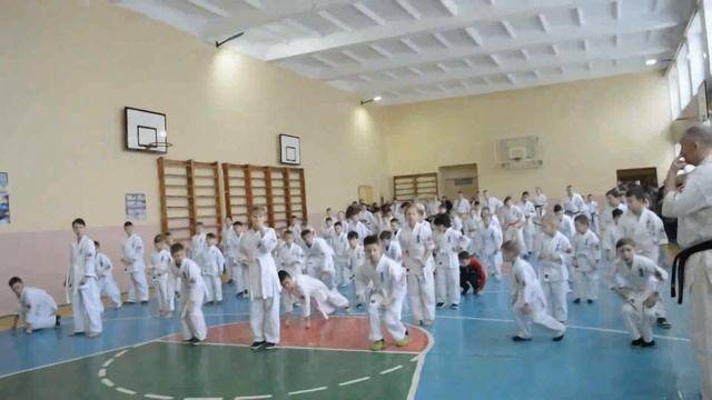 АТТЕСТАЦИЯ НА ПОЯСА КАРАТЭ КИОКУШИНКАЙ смотреть онлайн