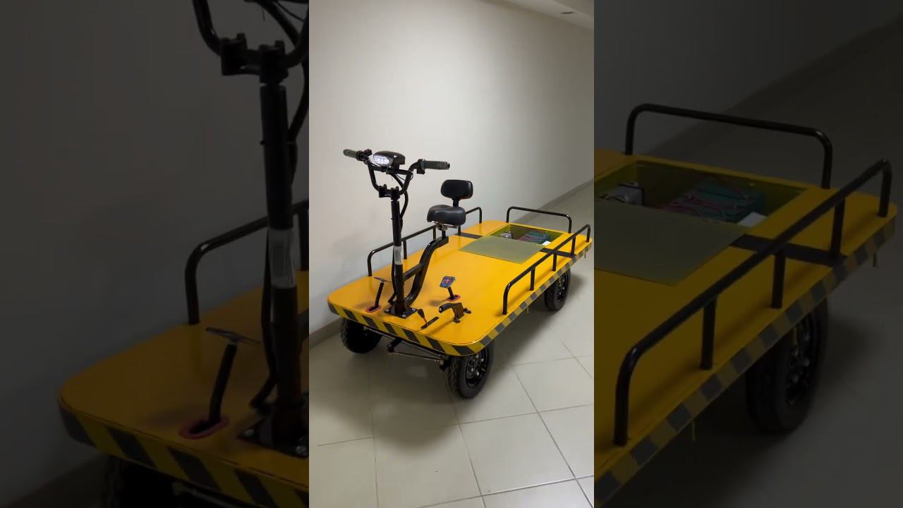 Электрическая грузовая платформа RuTrike Как вам? доп.информация по ссылке в комментах))