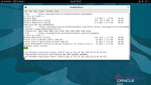 How to install Netdata on Oracle Linux 8.5 смотреть онлайн