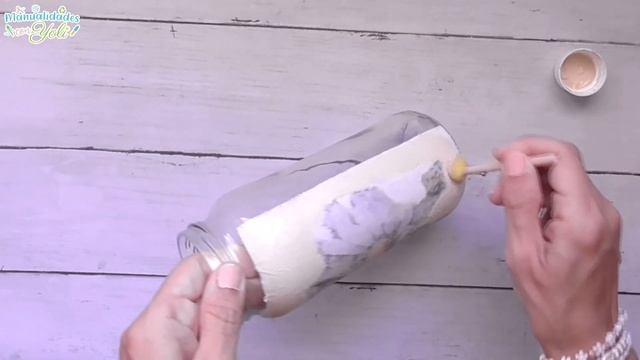 Mira lo que Hice con un Frasco de Vidrio y Decoupage / Cómo Hacer Decoupage Inverso o Invertido смотреть онлайн