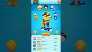 Garfield Rush #2  Новые персонажи: Оди и Шериф Гарфилд! Бег за монетами и за едой! 14-15 уровни