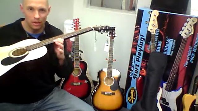 Jay Turser 3/4 Size Childrens Acoustic Guitar Pack смотреть онлайн