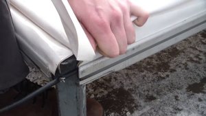 Как натянуть крышу на шатер Пагода Тент
