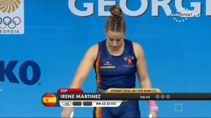 Тяжелая атлетика. Чемпионат Европы 2015 г. Женщины до 63 кг.