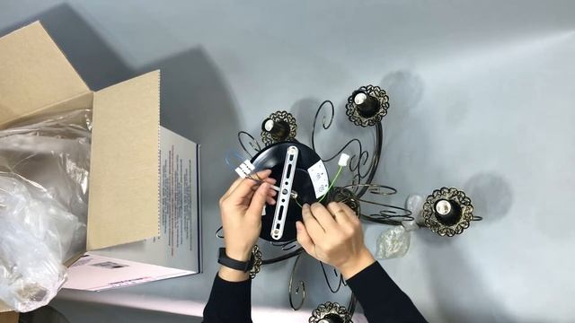 Обзор люстры ПЕТРАСВЕТ S1013-5 на 2 включения. Подключить за 2 секунды. Не требует сборки. 2020