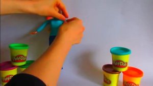 Принцессы Диснея плей до: лепим платье Анны из пластилина плей до