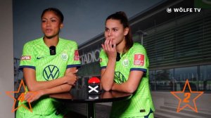 Der Kampf um den Buzzer! 🚨🥷 | UWCL-Quiz mit Lena Oberdorf & Sveindis Jonsdottir