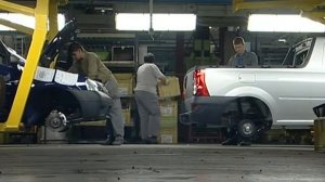 Dacia production at the Pitesti plant, Romania (2008)