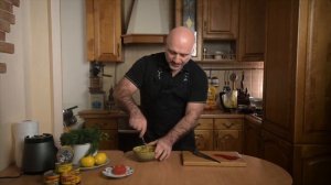 Закуска с печенью и икрой минтая. Гуакамоле по-камчатски. Готовится быстро, содержит Омега-3.