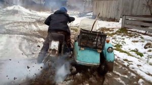 Иж планета 1964 года выпуска и жёсткий продубас!!!