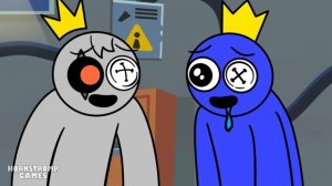 PLAYER REPAIRS BLUE! Roblox Rainbow Friends Animation