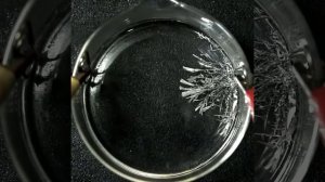 Выращивание кристаллов металлического олова с помощью электричества из раствора хлорида олова