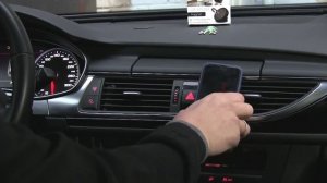 Магнитный держатель для телефона в автомобиль. Обзор от Partner