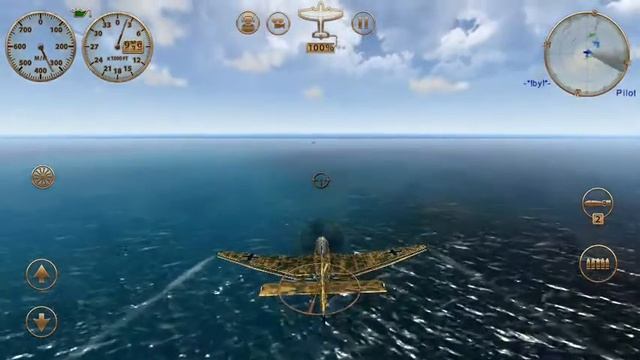 Обзор игры-Sky Gamblers Storm rider смотреть онлайн