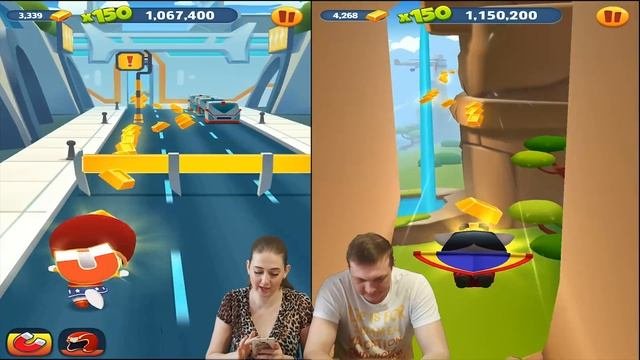 У кого больше золота в игре Том бег за золотом! Супер Анджела против генерала Тома от  Каталекс!