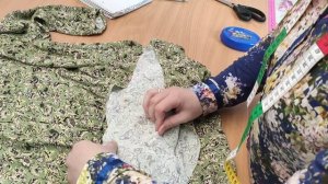 как укоротить платье сверху / швейная мастерская