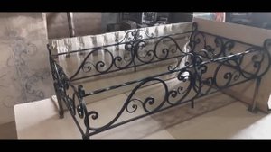 КОВАНЫЙ КРЕСТ + ЦВЕТОЧНИЦА