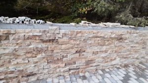 #Анапа #Природныйкамень Подпорная стенка из камня. #Landscaping #Yard