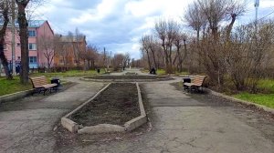 Магнитогорск, сквер имени Чайковского, Орджоникидзевский район левобережья (30.04.2021)