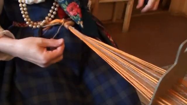 Мастер-класс по плетению традиционного женского пояса
